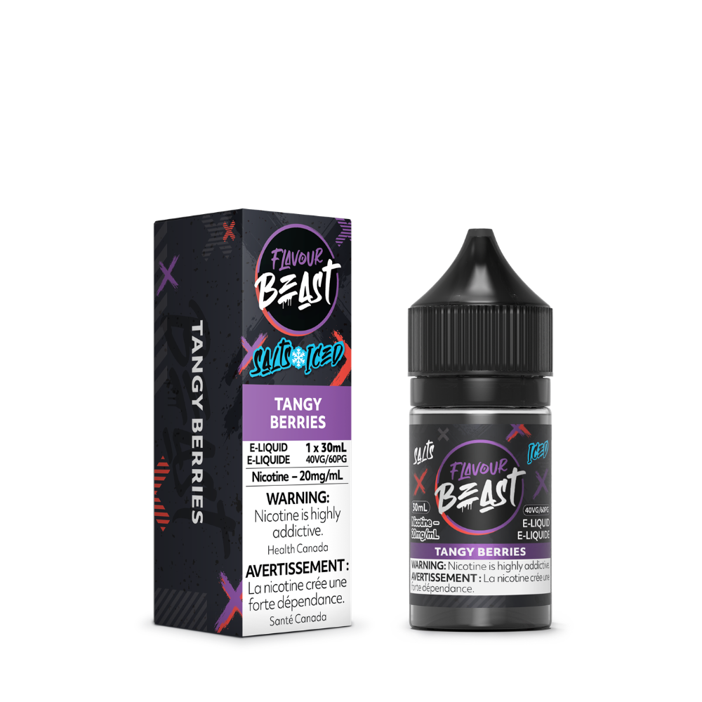 Flavour Beast ICE Salt Nic Vape Juice - Tangy Berries (30ml)