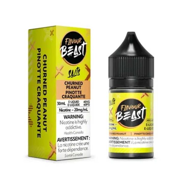 Flavour Beast ICE Salt Nic Vape Juice - Churned Peanut (30ml)