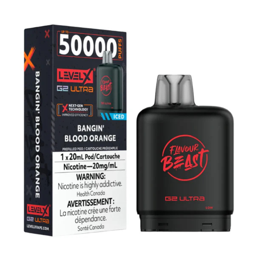 Flavour Beast Level X G2 Ultra - Bangin' Blood Orange Iced