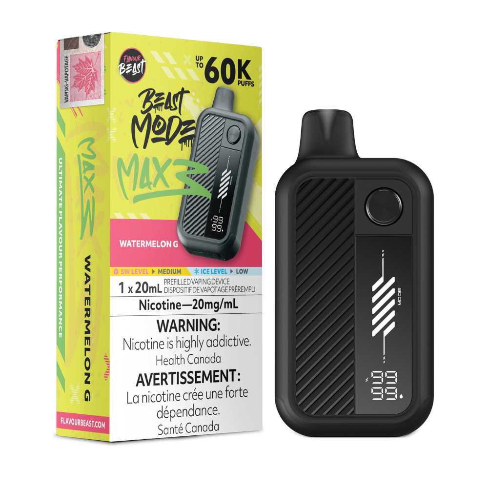 Flavour Beast Mode Max 3 Disposable Vape - 60k Puffs - 20mg - 20ml