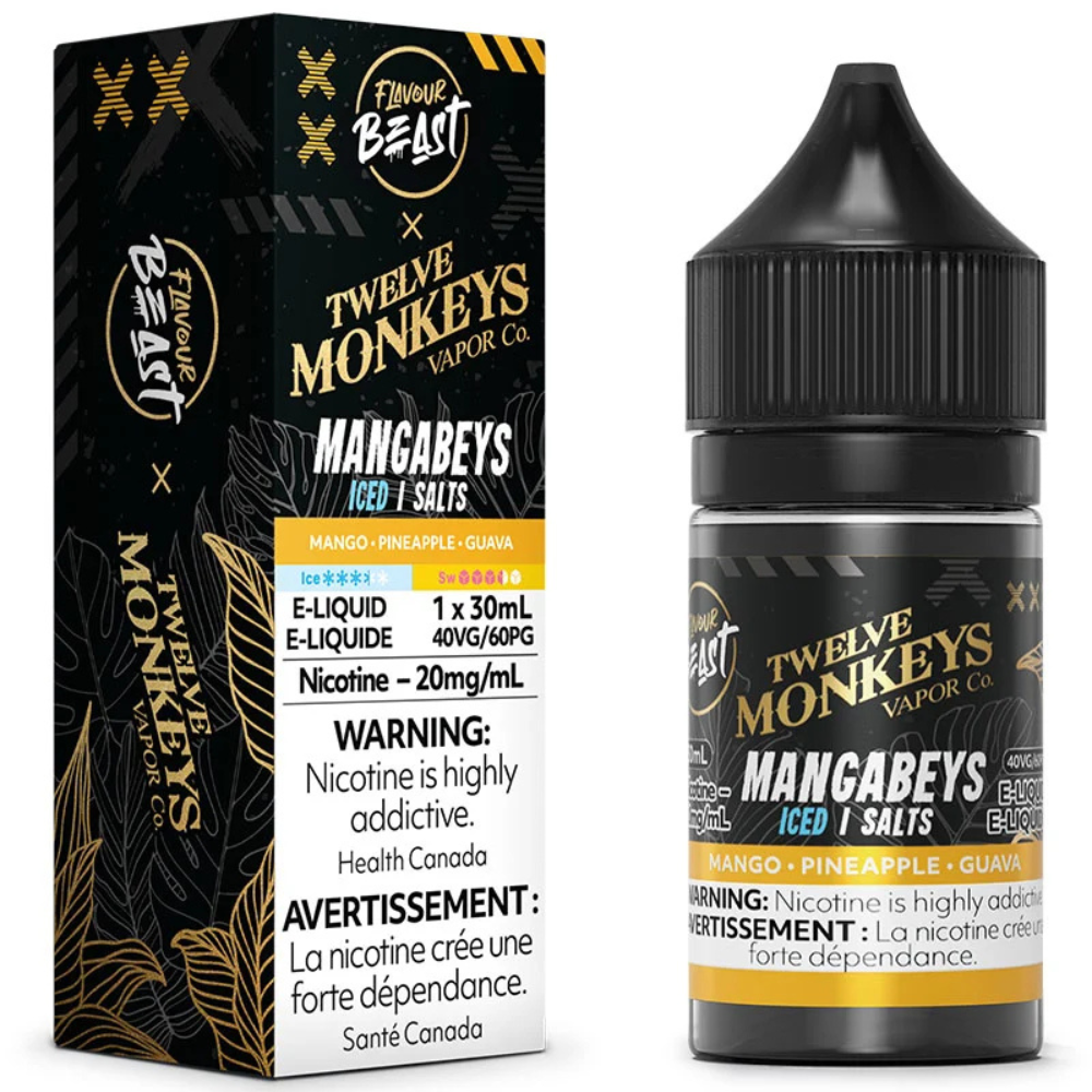Flavour Beast X Twelve Monkeys Ice Salt Nic Vape Juice