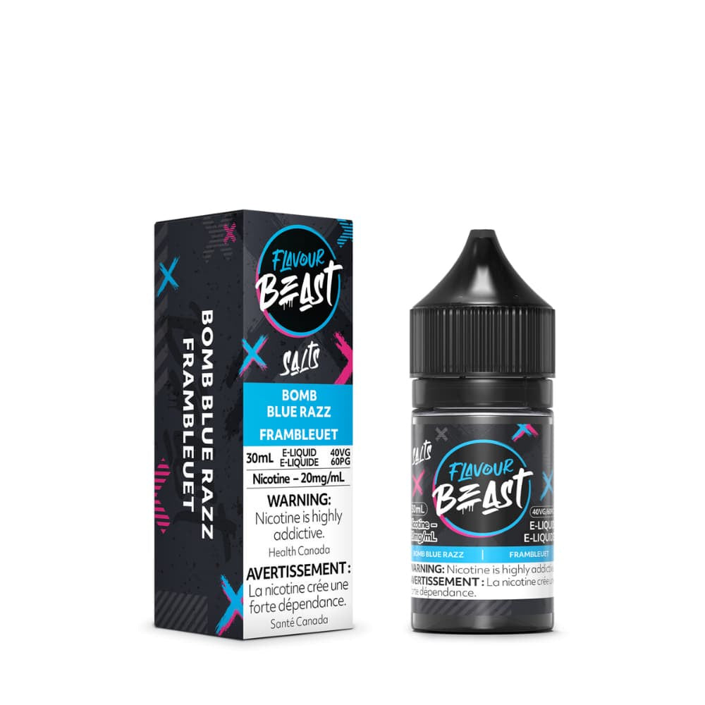 Flavour Beast Salt Nic Vape Juice - Bomb Blue Razz (30ml)