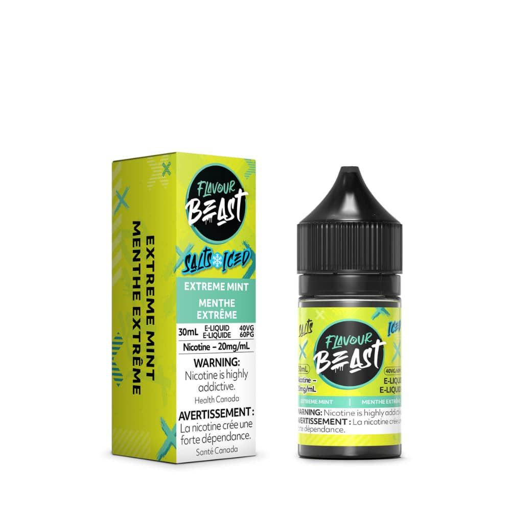 Flavour Beast ICE Salt Nic Vape Juice - Extreme Mint (30ml)