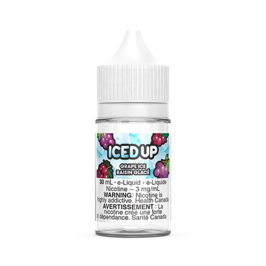Iced Up Freebase Vape Juice - Grape Ice (30ml)