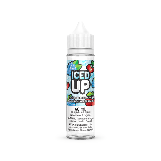 Iced Up Juice Freebase - Blue Razz Cherry Ice ( 60 mL)