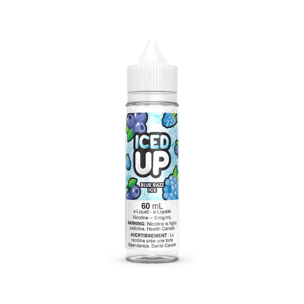 Iced Up Juice Freebase - Blue Razz Ice (60 mL) Puff Vapes Online Iced Up Juice Freebase - Blue Razz Ice (60 mL) Puff Vapes Online