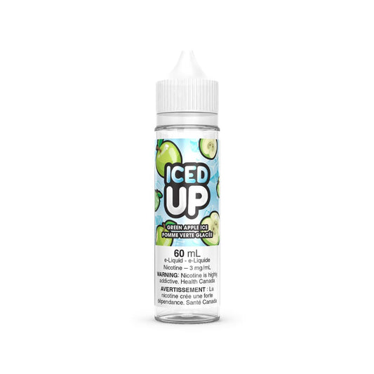 Iced Up Juice Freebase - Green Apple Ice ( 60 mL)