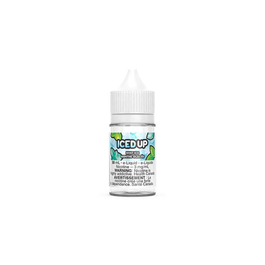 Iced Up Vape Juice Salt Nic - Mint  Ice (30mL)