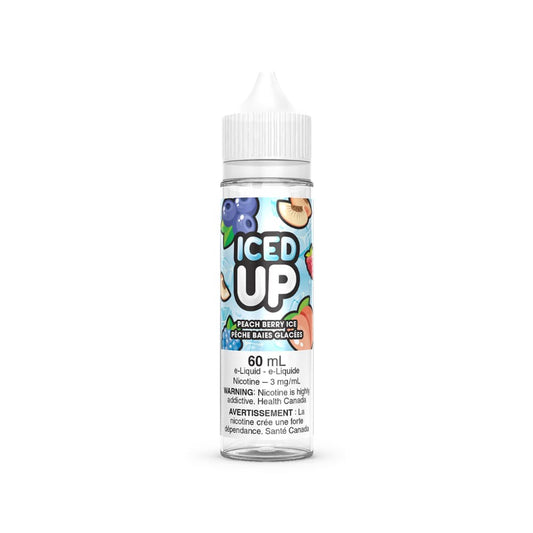 Iced Up Juice Freebase - Peach Berry Ice (60 mL)