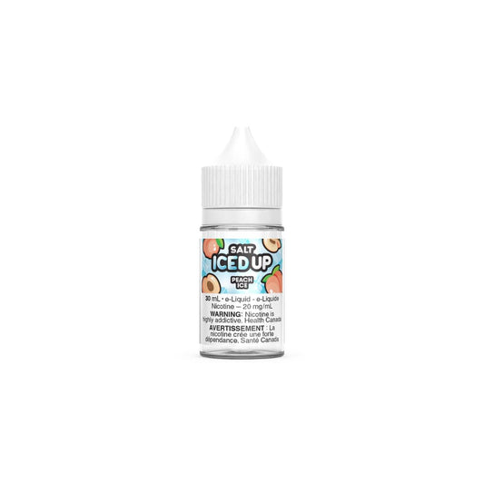 Iced Up Vape Juice Salt Nic - Peach Ice (30mL)