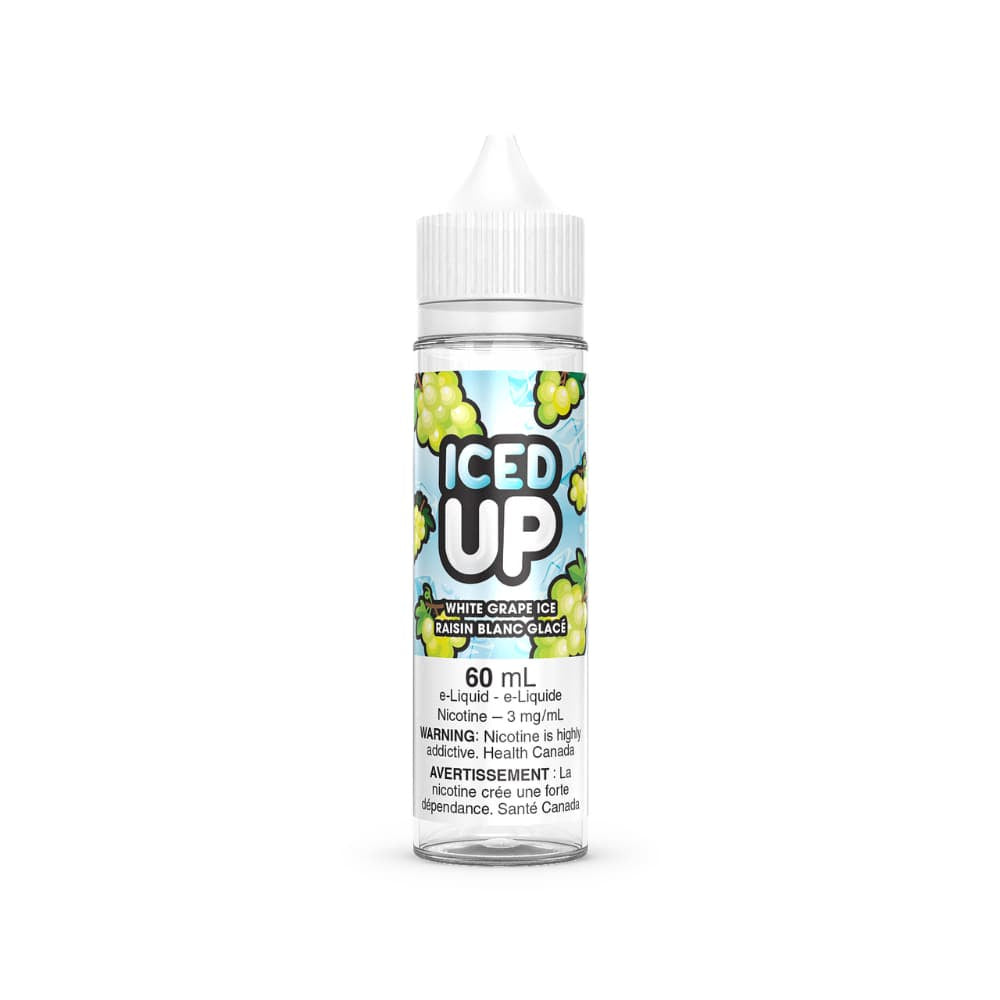 Iced Up Vape Juice Freebase - White Grape Ice (60 mL) Puff Vapes Online Iced Up Vape Juice Freebase - White Grape Ice (60 mL) Puff Vapes Online