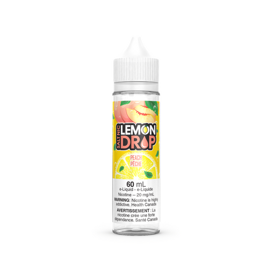 Lemon Drop Salt Nic Vape Juice– Peach (60mL)