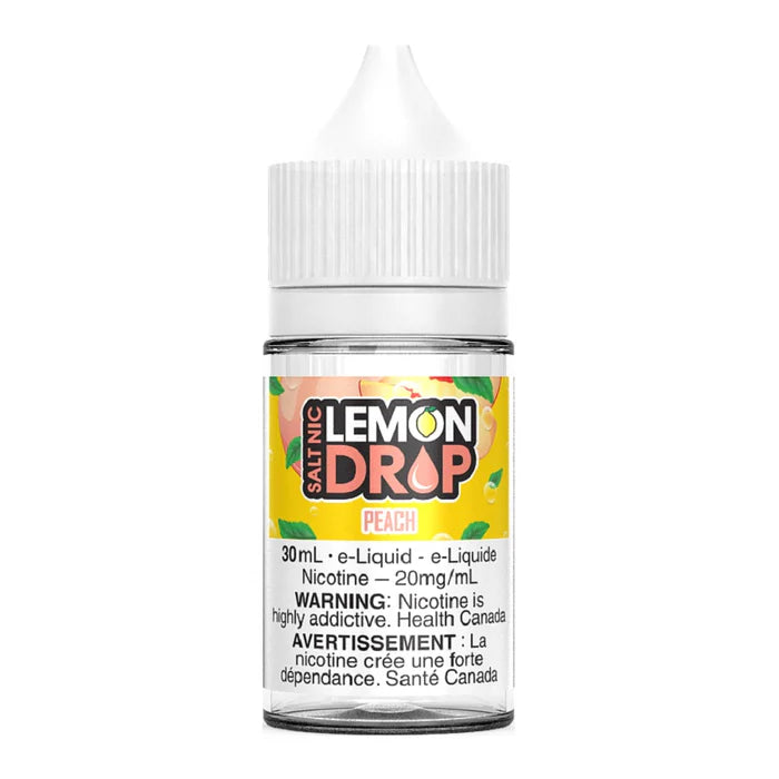 Lemon Drop Salt Nic Vape Juice - Peach (30ml)