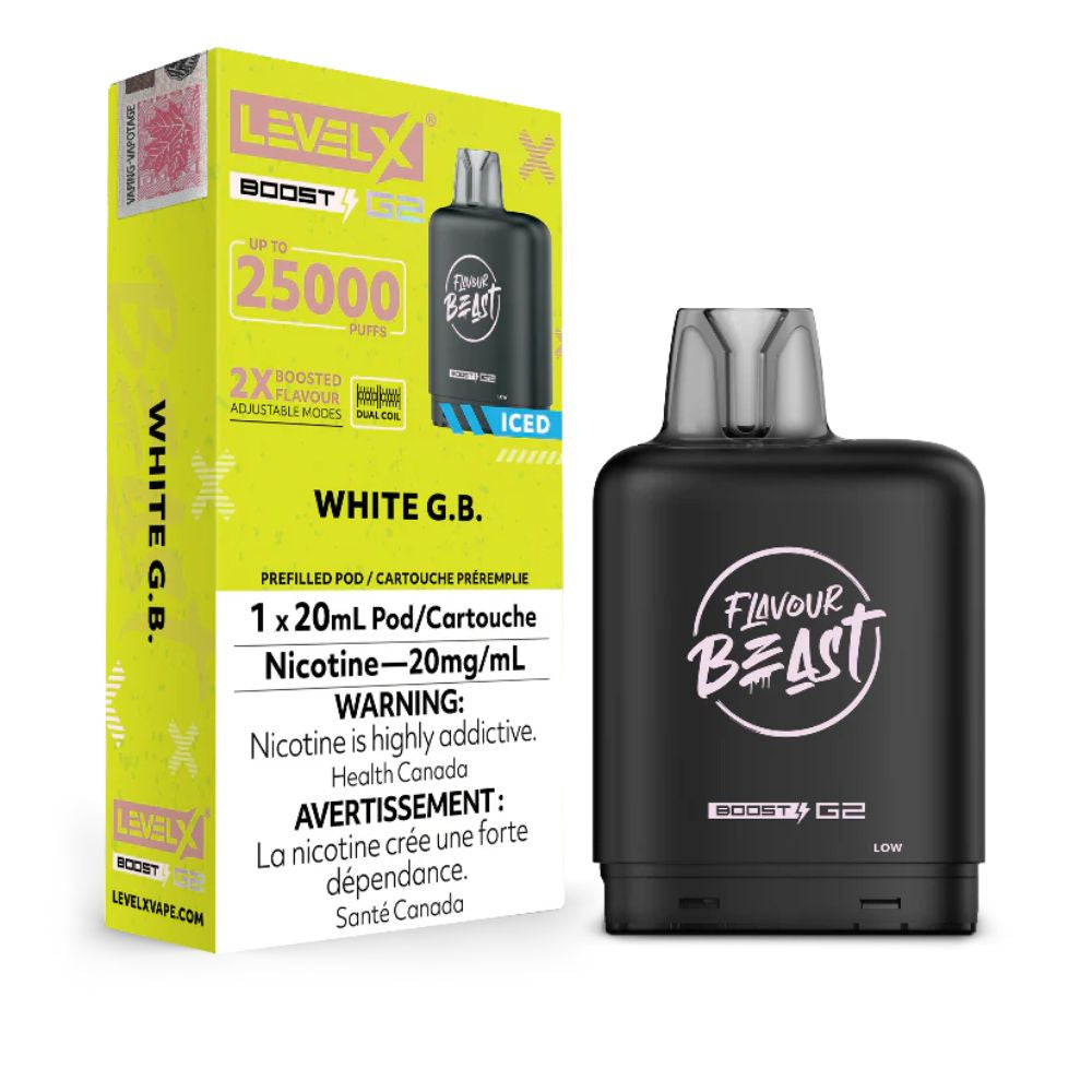 Level X Flavour Beast Boost G2 - White G.B.