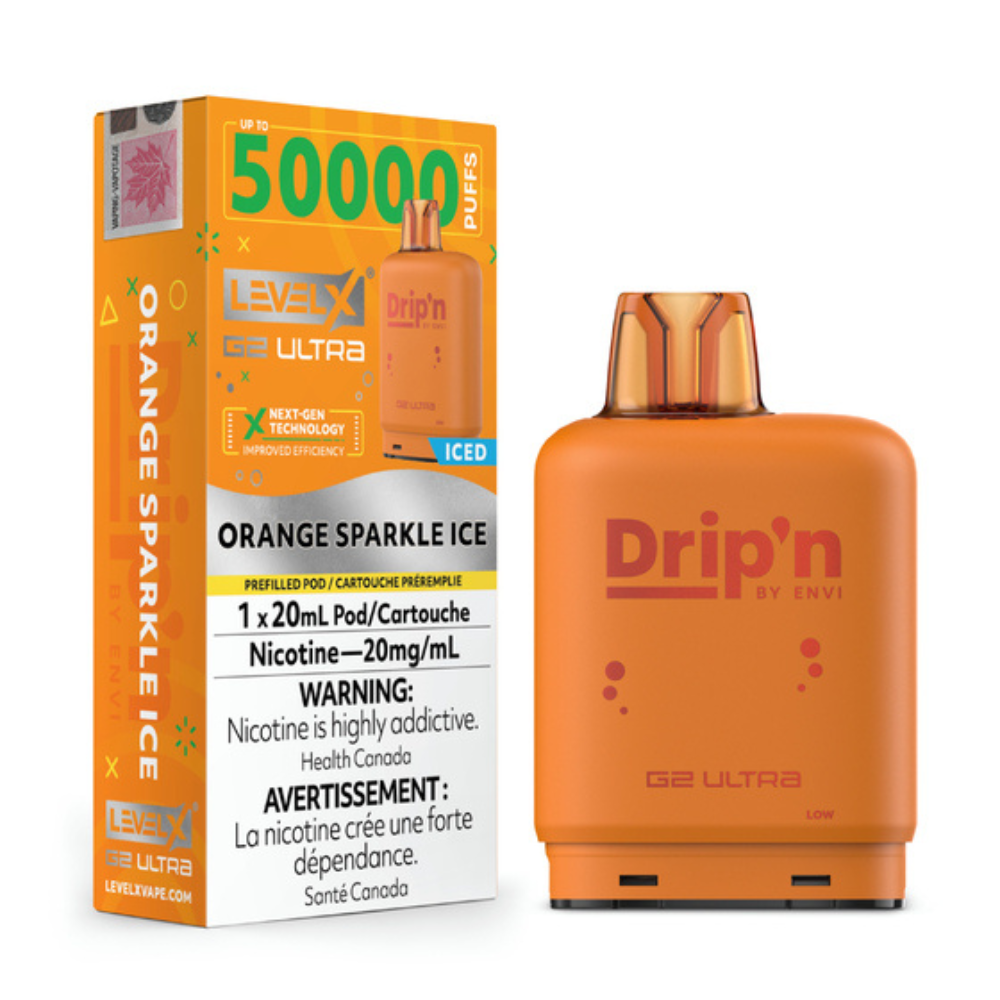 Level X Drip’n Boost G2 Ultra – Orange Sparkle Ice