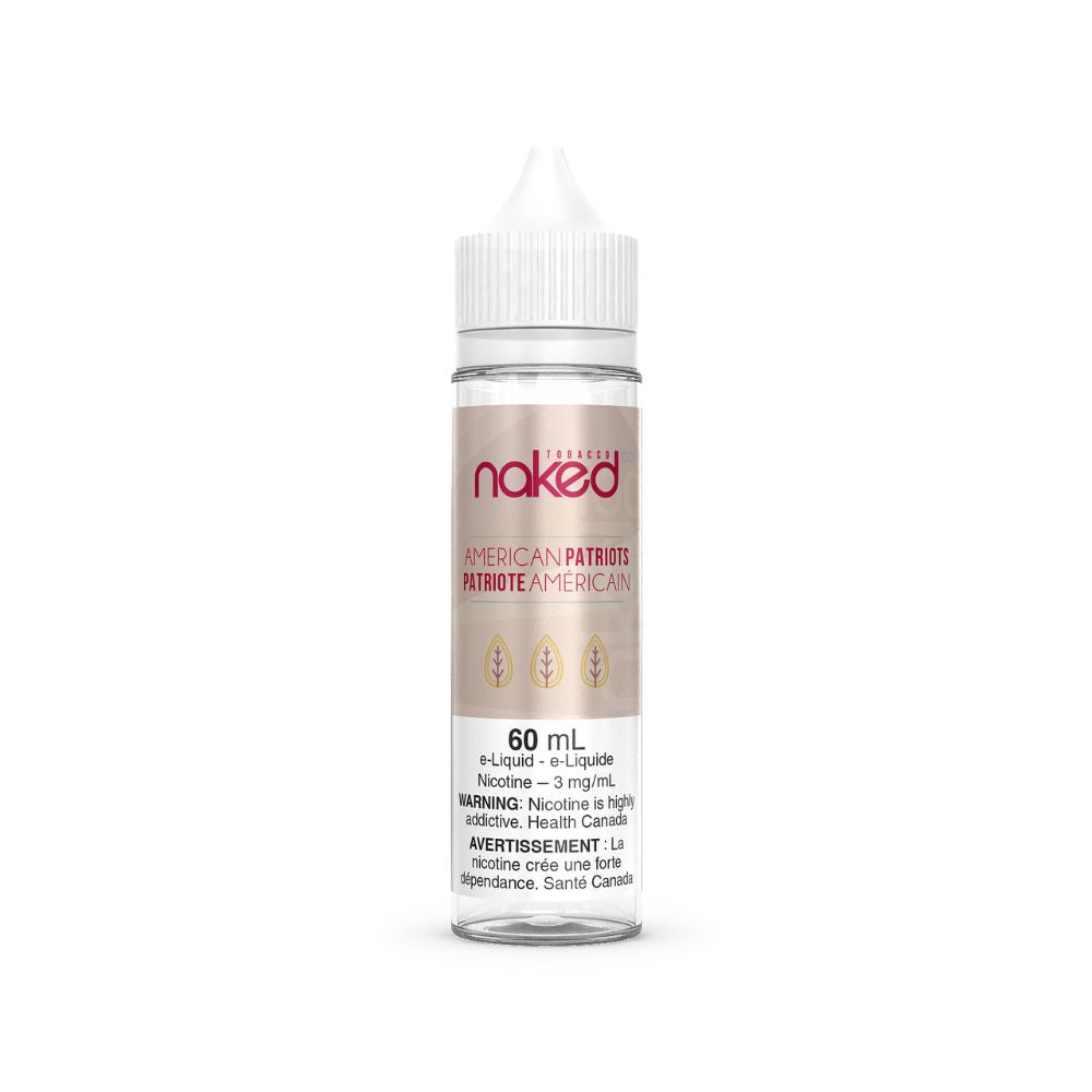 Naked 100 Vape Juice Freebase - American Patriots (60mL)