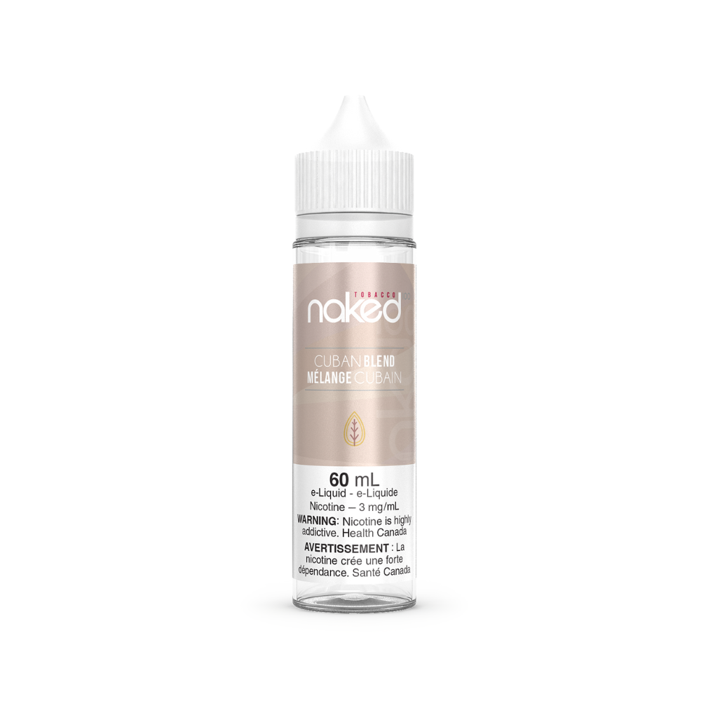 Naked 100 Vape Juice Freebase - Cuban Blend(60mL)