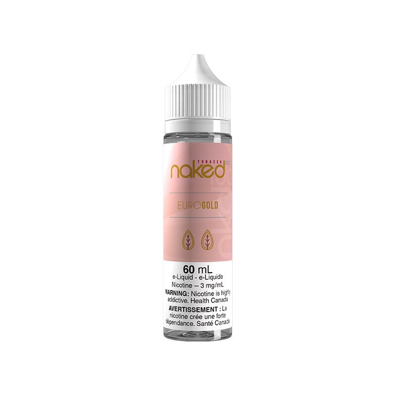 Naked 100 Vape Juice Freebase - Euro Gold (60mL)