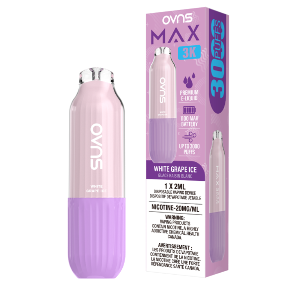 OVNS Max - White Grape Ice