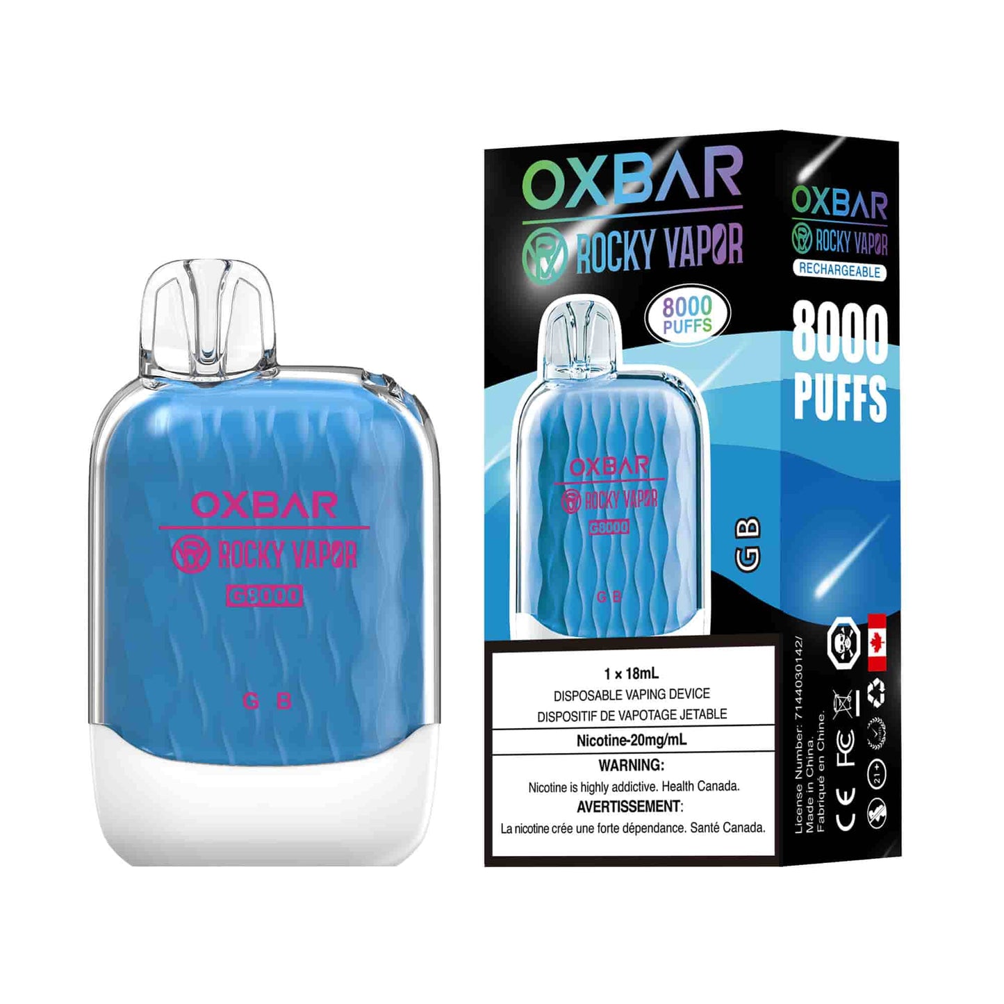 Rocky Vapor Oxbar - G B