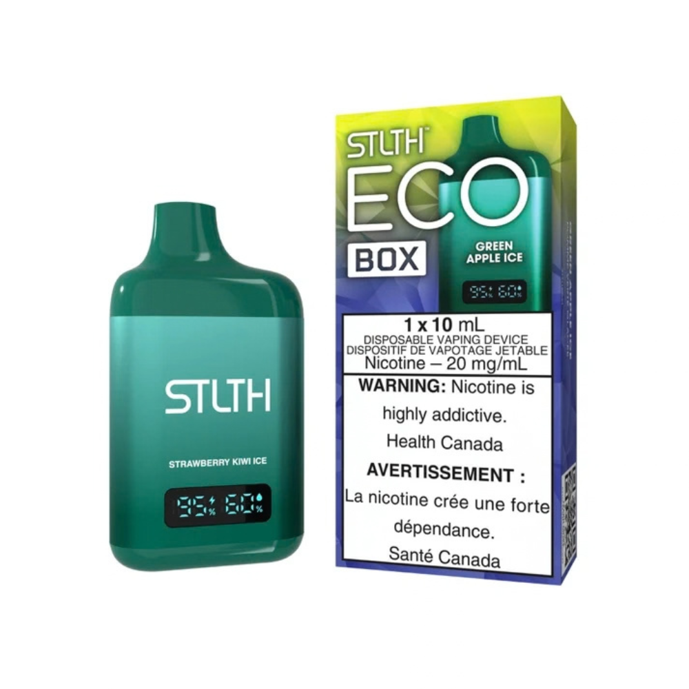 STLTH ECO Box Disposable Vape - Green Apple Ice (10mL)