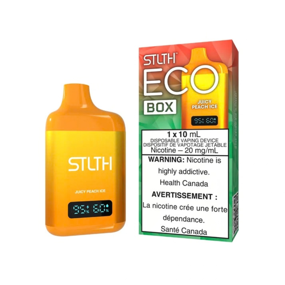 STLTH ECO Box Disposable Vape - Juicy Peach Ice (10mL)