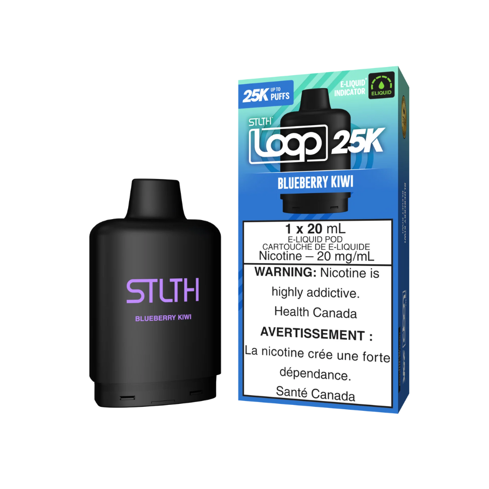 STLTH 25k Loop Pre-filled Vape Pod - Blueberry Kiwi