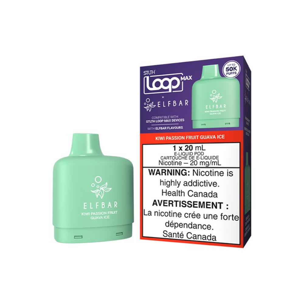 STLTH Loop Max X Elf Bar 50K Vape Pod – Kiwi Passion Fruit Guava Ice