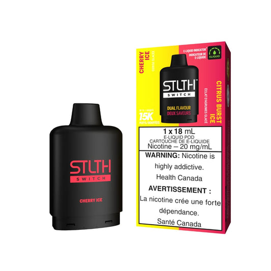 Stlth Switch Cherry Ice | Citrus Burst Ice 15000 20mg 18mL