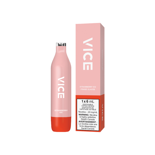 VICE Strawberry Ice 6mL 2500 Puffs 20mg