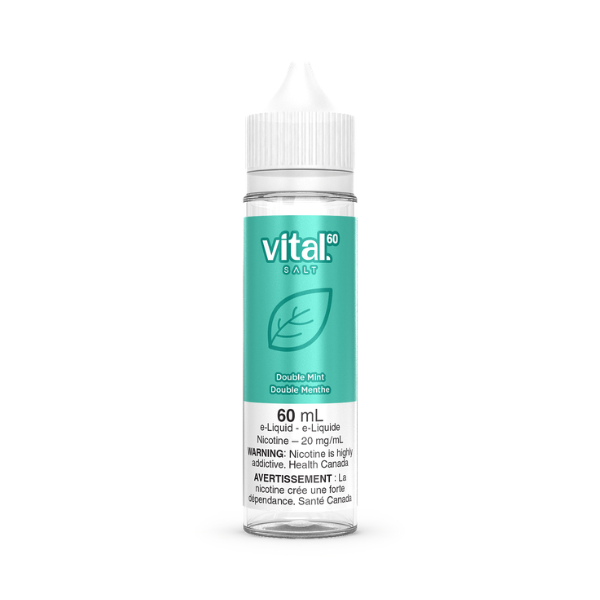 Vital 60 Salt Nic Vape Juice - Double Mint (60ml)