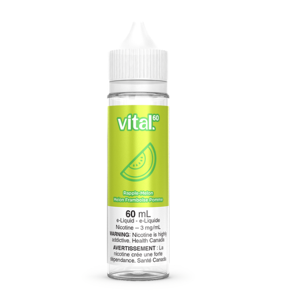 Vital 60 Salt Nic Vape Juice - Rapple Melon (60ml)