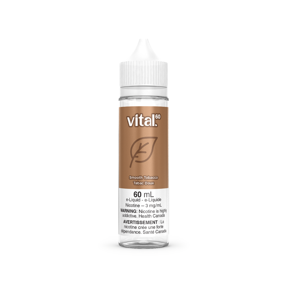 Vital 60 Freebase Vape Juice - Smooth Tobacco (60ml)