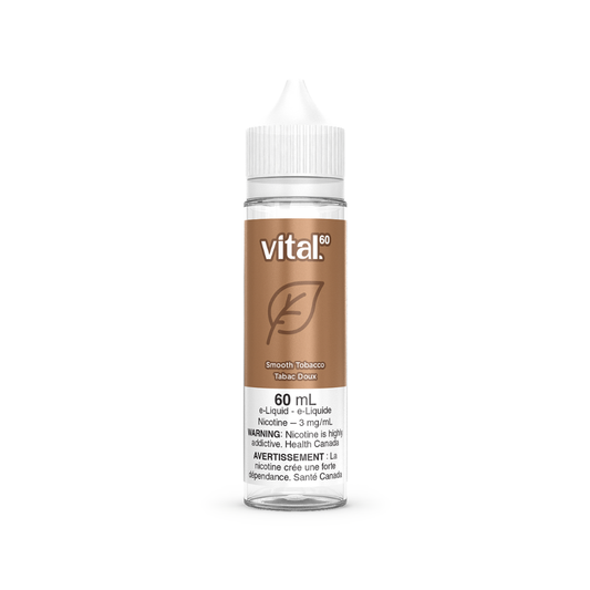 Vital 60 Freebase Vape Juice - Smooth Tobacco (60ml)