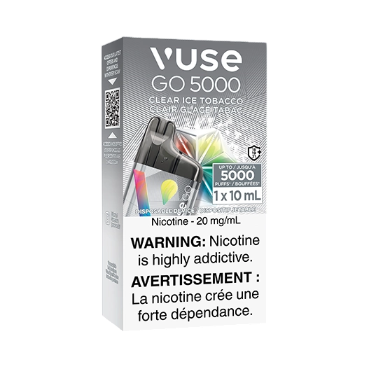 Vuse GO 5000 Clear Ice Tobacco 20 mg/mL