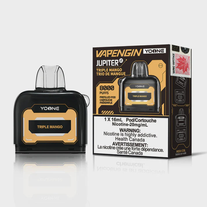 Yoone Vapengin Refill Triple Mango 16mL 20mg 8000 Puffs