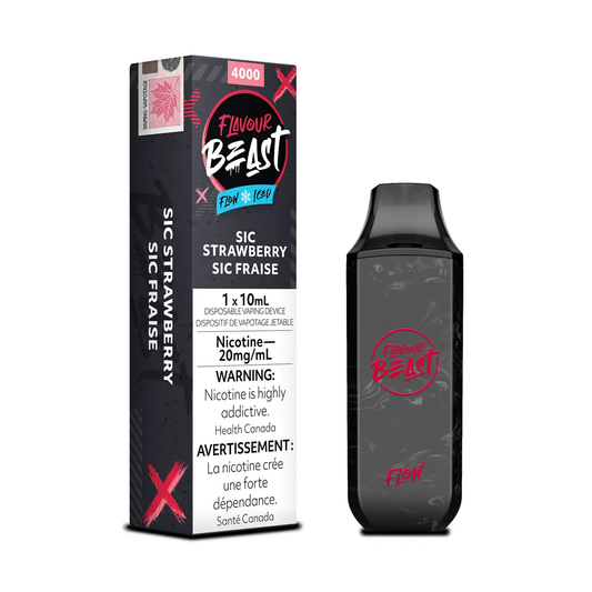 Flavour Beast Flow - Sic Strawberry Iced