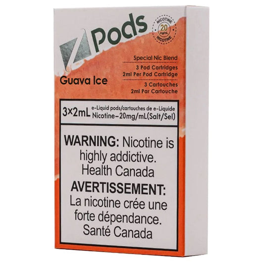 Z PODS Guava Ice 3 x 2mL Pods 400 Puffs