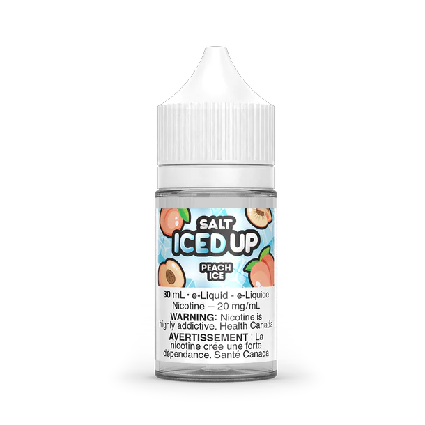 Iced Up Salt Peach Ice E-Liquid 30mL 12 mg