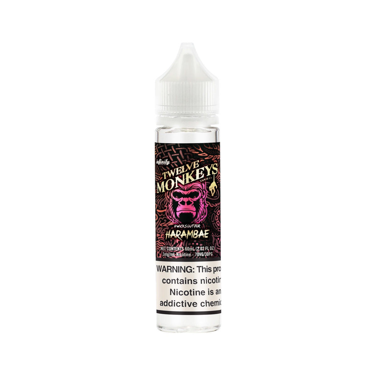 Twelve Monkeys Harambae E-Liquid 60mL 3 mg