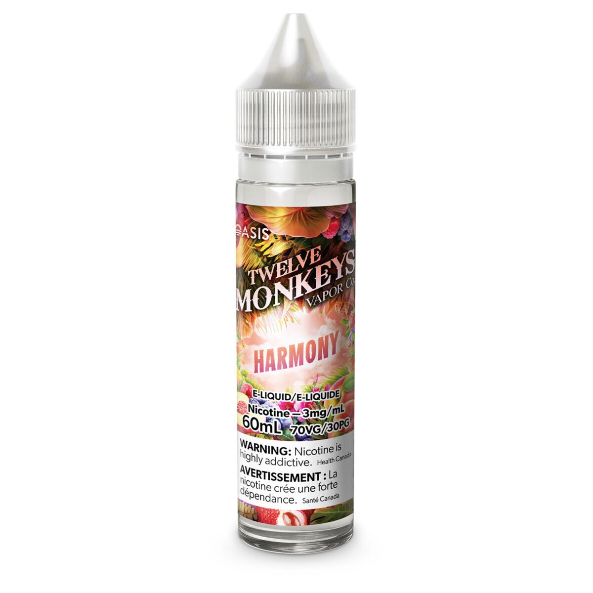 Twelve Monkeys Harmony E-Liquid 60mL 3 mg