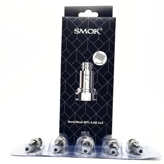 Smok Nord Mesh-MTL Replacement Coils 0.8Ω (5 Pack)