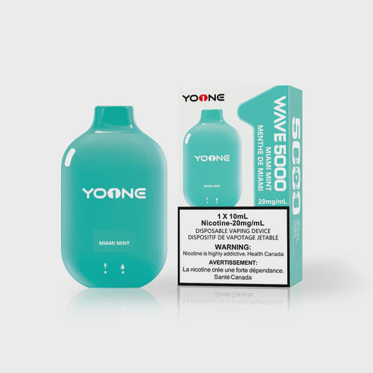 YOONE Miami Mint 10mL 5000 Puffs 20 mg