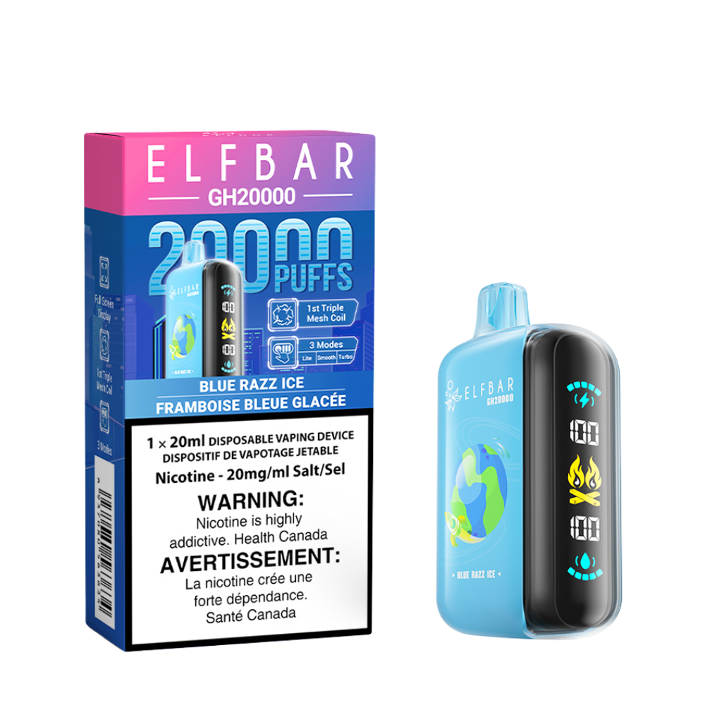 Elf Bar GH20000 Blue Razz Ice 20mL 20000 Puffs 20mg