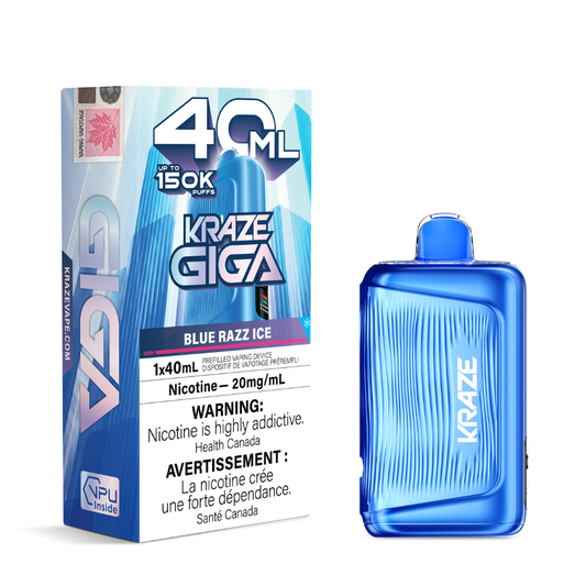 Kraze Giga Disposable Vape - 150k Puffs - 20mg - 40ml