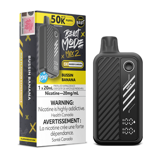 Flavour Beast Beast Mode Max 2- Bussin Banana
