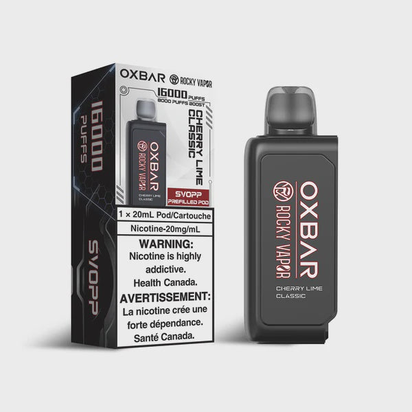 Oxbar Svopp 20mL Cherry Lime Classic Boost 16000 puffs Pod 20mg