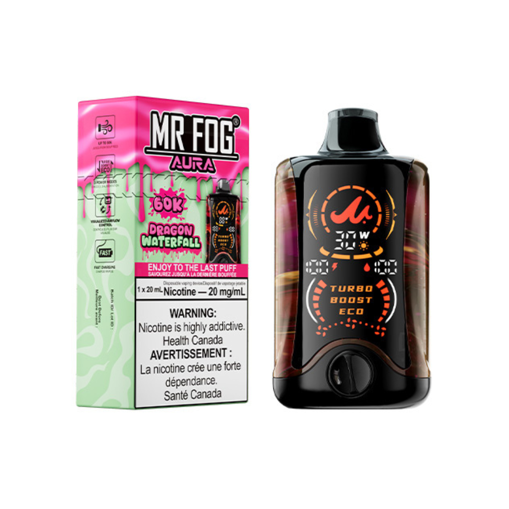 Mr Fog Aura 60K Disposable Vape - Dragon Waterfall