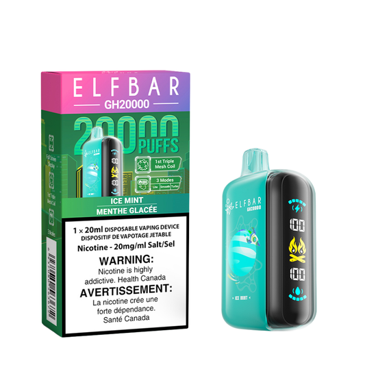 Elf Bar GH20000 Ice Mint  20mL 20000 Puffs 20mg