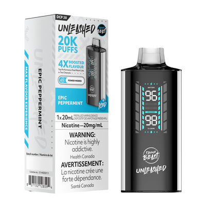 Flavour Beast Unleashed DCP Epic Peppermint Iced 20000 Puffs 20mL 20mg